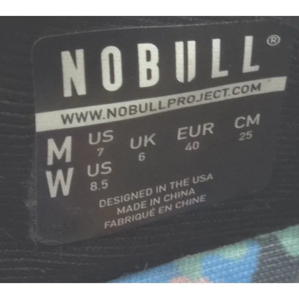 Nobull Outwork Trainer Black Wild Athletic Training Sneakers Shoes Men's Size 7
